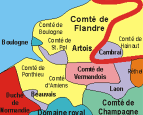 Nord de la France vers 1050